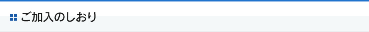 ご加入のしおり